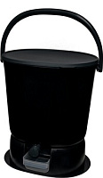 Coș pentru compostare Bokashi Organko Essential Black + bază, 15.3L