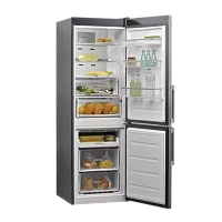 Frigider Whirlpool W9 821A OX H, Oțel inoxidabil