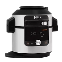 Aparat de gătit multifuncțional sub presiune Ninja OL750EU, Argintiu | Negru
