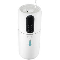 Umidificator Evoair STEAMIX3800 Smart, Wifi, Rezervor 3.8L, Capacitate de umidificare 300ml/h, Senzor umiditate, Mod Auto, Autonomie 13 ore, Lampă UVA, Aromaterapie, Indicator umiditate și temperatură, Telecomandă, Alb