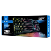 Tastatură SVEN KB-G9300, Cu fir, Negru