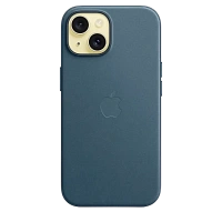 Husă Apple iPhone 15 FineWoven Case with MagSafe, Pacific Blue