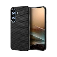 Husă Spigen Liquid Air pentru Samsung Galaxy S25+, Negru mat