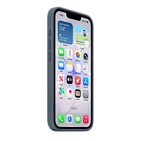 Husă Apple Silicone Case with MagSafe pentru iPhone 17e, Anchor Blue