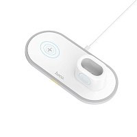 HOCO CW21 Wisdom 3-in-1 iPhone/iWatch/AirPods 2A White