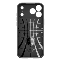 Husă Spigen Liquid Air pentru Apple iPhone 17 Pro, Negru mat