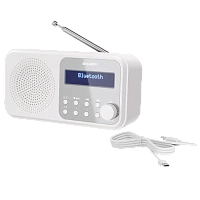 Radio portabil Sharp DR-P420WHV01, Alb