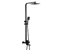 Coloană de duș WEZER PRO16-02-BLACK Ø35 (negru)