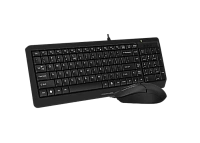 Set Tastatură + Mouse A4Tech F1512, Cu fir, Negru