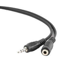 Cablu audio Cablexpert CCA-423, 3.5mm 3-pin (F) - 3.5mm 3-pin (M), 1,5m, Negru