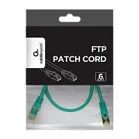 Patch cord Cablexpert PP6-0.5M/G, Cat6 FTP , 0,5m, Verde
