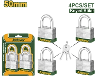 Set 4 lacăte cu o singură cheie 50mm JDPDL454 Jadever