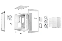 Carcasă PC be quiet! Ligh Base 600 LX, Midi-Tower, Fără PSU, Alb