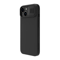 Husă Nillkin iPhone 14 Plus, CamShield Silky Silicone, Negru