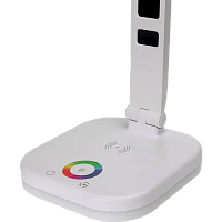 Lampa de birou Platinet PDL711RGB, Alb