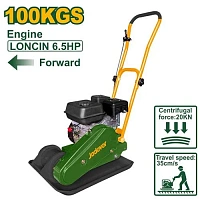 Placă compactoare pe benzină 100 kg LONCIN 6.5HP Jadever