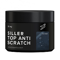Siller Top ANTI-SCRATCH No Wipe – top „fără zgârieturi”, fără strat lipicios, 30 ml