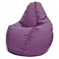 Fotoliu BeanBag din velur Maserrati, marimea "L" culoare liliac