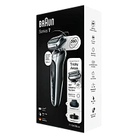 Aparat de ras electric Braun 71-S4200cs, Argintiu | Negru