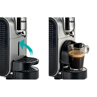 Cafetiera cu capsule Hisense HCM20CS, 1145W, Negru
