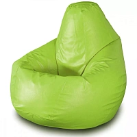 Fotoliu Bean Bag pară mărimea XL din ecopiele MAX culoarea verde