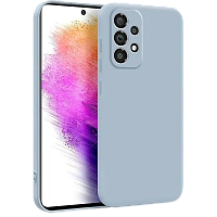 Husă Xcover Samsung Galaxy A73 - Liquid Silicone, Albastru deschis