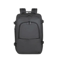 Rucsac Rivacase 8465, 17.3", Eco-Friendly rPET Poliester, Negru