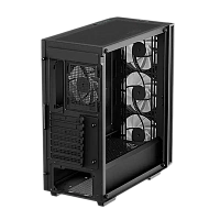 Carcasă PC Deepcool MATREXX 55 MESH V4, Midi-Tower, Fără PSU, Negru