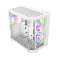 Carcasă PC Gamemax HYPE-A, Midi-Tower, Fără PSU, Alb