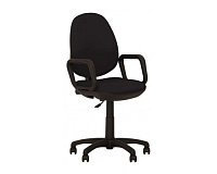 Scaun birou ergonomic Comfort GTP C-11, fotoliu operator ERGO, reglabil pe inaltime si unghi spatar, cu brate, negru