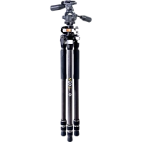 Trepied/Monopod Vanguard VEO3+ 263CP, Cap panoramic cu 3 căi, Negru