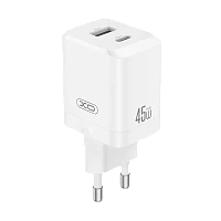 Încărcător XO CE36+ USB-C, 45W, Alb