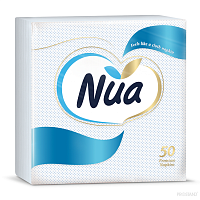 NUA Servetele de masa  2str. 40*40cm  50buc  501182 - albastru deschis