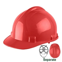 Cască de protecție dură pentru șantier, Roșie Jadever JDSH1304