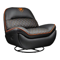 Scaun Gaming Cougar Overlord, PU Piele, Negru | Portocaliu