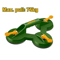 Ventuză triplă pentru sticlă ABS 75 kg Jadever