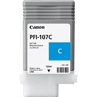 Cartuș de cerneală Canon PFI-107, 130ml, Cyan