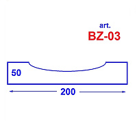 BZ-03 Buzunar transparent 50*200 mm