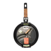 Tigaie RESTO 93183, 24cm, Negru